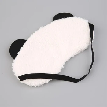 Noua Mască De Dormit Doarme Legat La Ochi Moale De Pluș Măști De Ochi Alb Drăguț Panda Ochi Acoperiți De Pluș Masca Petic De Somn Sănătatea Ochilor Acoperi