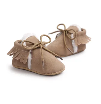 Noua Moda Copil Copil Copil Fată De Primăvară De Toamnă Pantofi Cu Talpă Moale Anti-Alunecare Prewalker Crib Cizme