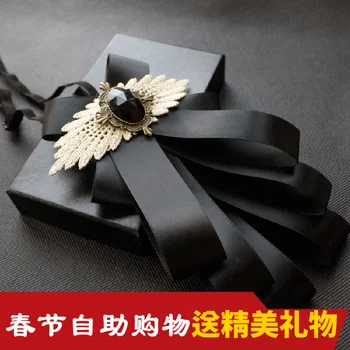 Noua Moda Diamant Domn Elegant Legături Fluture Colier de Nunta Legături de Partid ButterflyGravata Superba Cravată pentru Om Cadouri