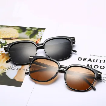 Noua Moda Retro ochelari de Soare Patrati Bărbați Femei Clasic Photochromism Mare Cadru Ochelari de Soare UV400 Ochelari