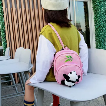 Noua Moda Rucsaci Culoare Lovit Copii Drăguț Paiete Rucsac Desene Animate Panda Rucsac De Călătorie Plecak Dla Dzieci Mochila Infantil