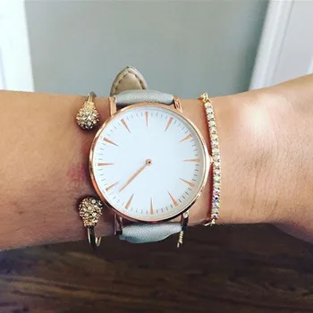 Noua Moda Simplu din piele pentru femei ceasuri doamnelor moda casual uzura Cuarț Femeie cadou ceas de Ceas Femeie Relojes Mujerwatch