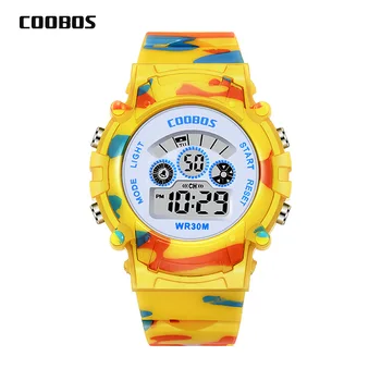 Noua Moda Sport Copii Data Ceasuri Pentru Boy Fata Ceas Digital cu LED Sport Ceas de mana Copii Alarmă Ceas Militar Relogios Cadou