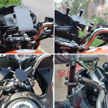 Noua Motocicleta Suport de Telefon pentru Biciclete Suport Telefon Bicicleta Ghidon Suport Motor Mount sloturi pentru Carduri