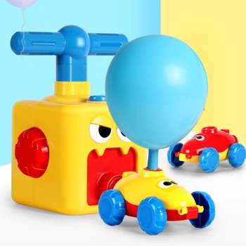 Noua Putere De Lansare Balon Turn Puzzle Jucărie Distractiv De Învățământ Inerție Energie Balon Copii Mașini De Jucărie Cadou Populare Jucarii