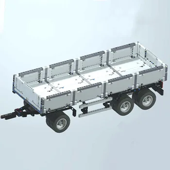 NOUA Tehnica MOC 4157 OM de Camion Remorcă Transport & MOC 4157 Funcție de Putere Set de Piese de Constructii Blocuri Jucarii Educative pentru Copii Cadouri