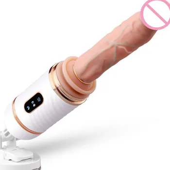 Noua Telecomanda Automata Penisul Sex Mașină pentru Femei de Pompare Arma Penetrare Penis artificial Vibratoare Masturbari sex Feminin Adult Jucarii Sexuale