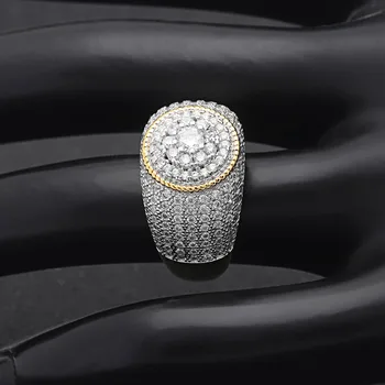 Noul aur culoare inel de Cocktail bijuterii AAA Cubic Zirconia Inel de Logodna Partide Fierbinți de Distribuție Femei de Lux Ring