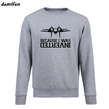 Noul Brand de Îmbrăcăminte Fleece Jachete Amuzant, Pentru că a Fost Inversat F14 Tomcat Aeronave Arma hanorace Hip Hop Haina Topuri Streetwear