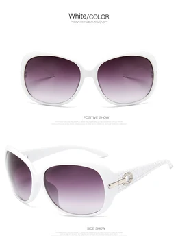 Noul Cadru Mare ochelari de Soare pentru Femei Brand de Lux de Designer de Epocă Gradient de Cumpărături UV400 Ochelari de Călătorie Oculos De Sol Feminino