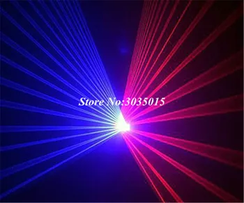 Noul cap dublu roșu laser albastru lampă de sunet controlat KTV cameră privată show de bar sala de dans flash etapă laser