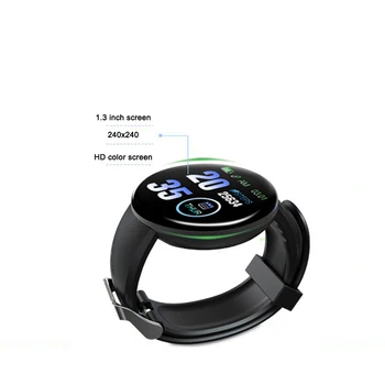 Noul Ceas Inteligent Bărbați Femei Tensiunii Arteriale Monitor De Ritm Cardiac Impermeabil Bluetooth Rotund Tracker De Fitness Smartwatch Ceas Inteligent