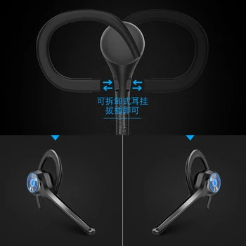 Noul design B1 Wireless Bluetooth pentru Căști de Afaceri Hands-free Ureche setul cu Cască de control al volumului Cu Microfon Casca Sport