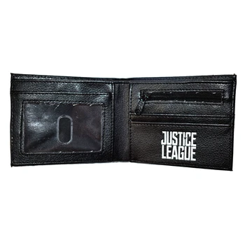 Noul Design DC Portofel Justice League Scurt Geanta din Piele PU Portofel pentru Barbati Tineri