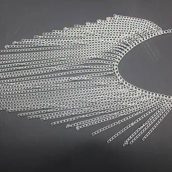 Noul Design Femeile De Culoare De Aur De Aluminiu Lanț Multi-Straturi Ciucure Cap Lanțuri De Față Bijuterii Si Cap De Bijuterii Cadou De Halloween