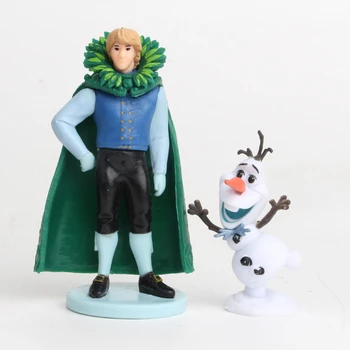 Noul Frozen 2 Disney Princess Figura Model de Păpușă Jucărie 7-10cm Elsa, Anna, Olaf Tort Decor din PVC figurina Jucarie Pentru Copii Fata