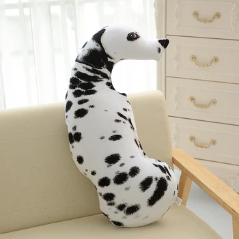 Noul Hot-Creative 3D Samoyed Husky Câine de Pluș Jucarii pentru Copii Păpuși, Animale de Pluș Pernă Canapea Masina Decorative, Cadou de Ziua de nastere pentru Prieteni