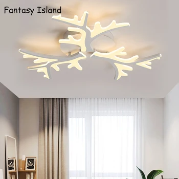 Noul LED Lumina Plafon Acrilic de Control de la Distanță Lampă de Tavan pentru camera de zi dormitor studiu, sala de mese casa de design de iluminat deco