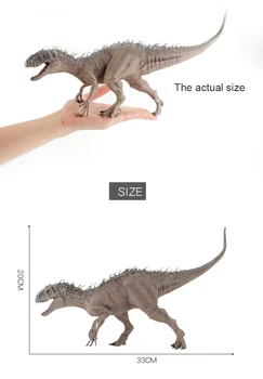 Noul Mari Solide Tyrannosaurus Rex Model Static Dinozaur Mână A Făcut Jucării Pentru Copii