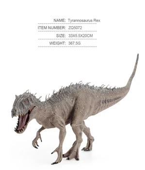 Noul Mari Solide Tyrannosaurus Rex Model Static Dinozaur Mână A Făcut Jucării Pentru Copii
