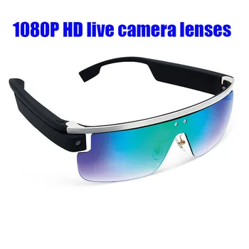 Noul Multi-funcția de 1080P camera video a lua imagini video Inteligente ochelari Built-in WIFI si BT funcția Touch pentru live