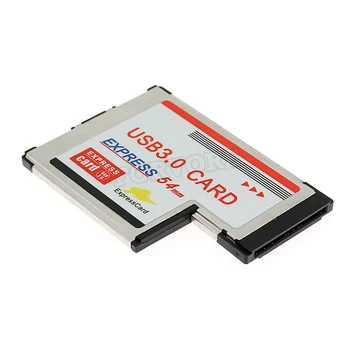 NOUL notebook Express la USB 3.0 Expansiune carduri ExpressCard 54 alunecare Adaptor Convertor