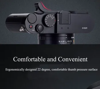 Noul Odihnă Degetul Mare Degetul Mare De Prindere La Cald Pantof Acoperi Thumbrest Pentru Leica T2 Black Red