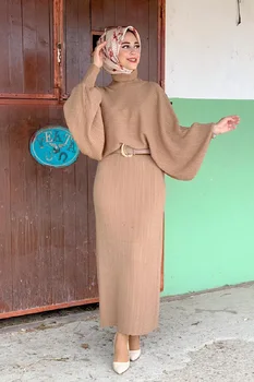 Noul Sezon Turcia Femme Rochii De Moda Hijab Musulman Abayas Pentru Femei Islam Îmbrăcăminte