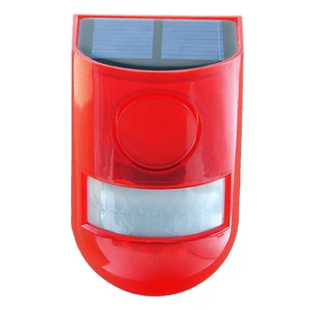 Noul Solar Senzor de Mișcare Infraroșu Alarma Cu Sirena 110Db Lumina Strobe Pentru Casa Gradina Carage Vărsat Carvan Sistem de Alarma de Securitate-Re