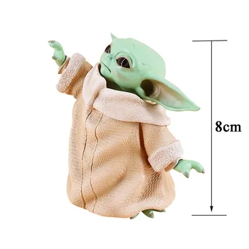 Noul Star Wars Copilul Yoda figurina Jucarie Model Grogu Anime Colectare Pvc Jucarii Papusa Cadou pentru Copii Yoda Copil