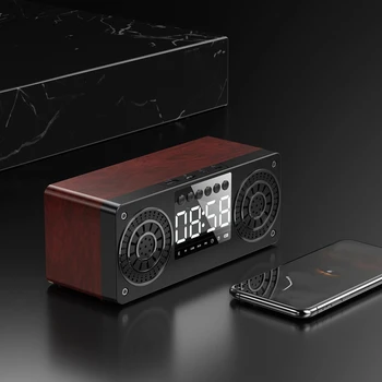 Noul Stereo Subwoofer Difuzor Bluetooth Radio FM Boxe Portabile Mp3 a Juca Super Bas Difuzor Calculator Coloana Maro