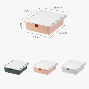Noul Tabel Ascuns Sub Pastă de Birou din Plastic de depozitare organizator Memo Pen Papetărie Cutie de Depozitare Accesorii pentru bucătărie drăguț instrumente mici