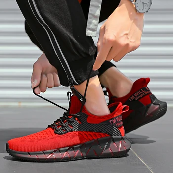 Noul Trend Lama Rularea Pantofi Respirabil Amortizare De Mers Pe Jos Adidași În Aer Liber Cizme Glezna Usoare Jogging Casual, Pantofi Sport