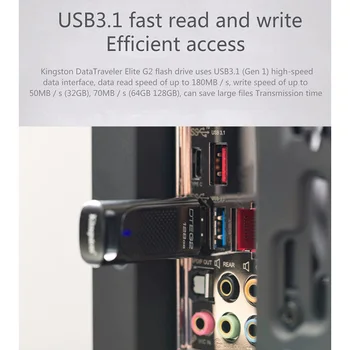 Noul Usb 3.0 Kingston USB flash drive 32GB, 64GB, 128GB Pendrive de Mare viteză 180mb/s USB 3.1 pen drive pachet Stick de Memorie Flash