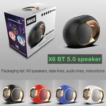 Noul X6 Portabile boxe Bluetooth Soundbar Wireless Muzica stereo Surround super Bass boxe HiFi a Sunetului