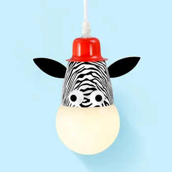 Noutatea LED Alb Bec Lumini Plafon de Desene animate de Animale Maimuta Zebra, Girafa Copii Dormitor Copii Cameră Lămpi Stea Independenți de Lumină