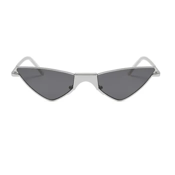 Nouă Femei de Moda Ochi de Pisică ochelari de Soare pentru Femei Brand Mici Colorate Aliaj de Ochelari de vedere Pentru Femei Barbati UV400 Nuante Oculos De SolO490