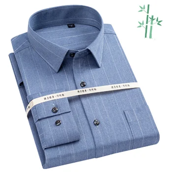 Nouă Oameni De Afaceri Casual Coreean Îmbrăca Camasa Cu Maneca Lunga Blusas Bluza Camisa Masculina Slim Fit Vestidos Formales Koszula Bluzki