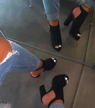 NOUĂ Primăvară Tocuri inalte Cizme pentru Femei Club de noapte Sandale Leopard Tocuri Groase Confortabil Platforma sandale Sandale Pantofi de Nunta