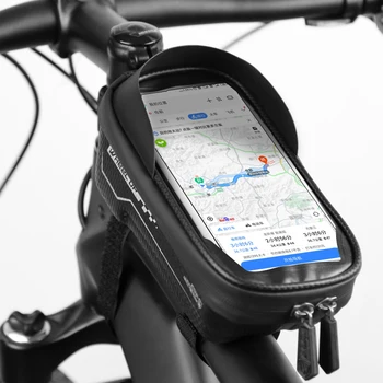 NOZAKI Nou roata sac Greu de Caz Sac de Biciclete Față Fascicul Sac de MTB Telefon Mobil cu Ecran Tactil Superior Tub Sac Geantă de Șa de Călărie Su