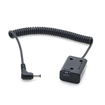 Np-Fw50 Dummy Acumulator Adaptor Cu Cuplaj Dc Conector De Alimentare Cablu Spiralat Pentru Marca Sony A7 Ii A6300 A6000