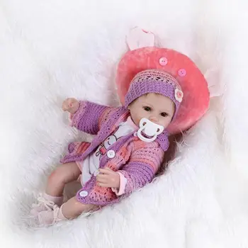 NPK silicon moale renăscut baby doll jucării realiste 40cm vinil renăscut copii joaca casa de culcare jucarie cadou pentru fata