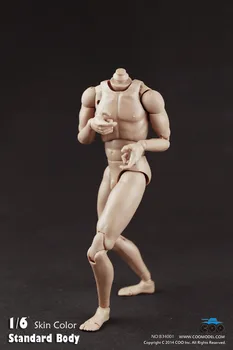 Nud sex Masculin Papusa Corpului 1/6 Super-Flexibil de Acțiune Figura Puppe Corp fără Sudură Cu Oțel Inoxidabil de Scheletul PL2016-M31 Fără Cap