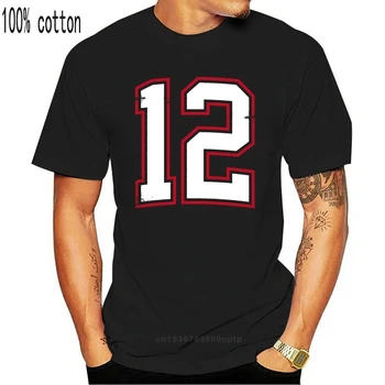 Numărul Doisprezece 12 T Cămașă Bărbați Îmbrăcăminte de Echipa T-shirt Negru, Tricouri Vintage Grafic Topuri Scoala de Vara Tricou Plus Dimensiune