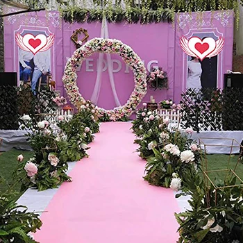 Nunta Colorate Culoar Covorul Rosu Alb Albastru Roz Covoare Interior Festival În Aer Liber Partid Celebrare Decorare Nunta Covor