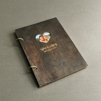 Nunta Personalizate Carte De Oaspeti,Foto, Guestbook Din Lemn,Cadou De Nunta.Rustic Idei De Nunta Album De Nunta