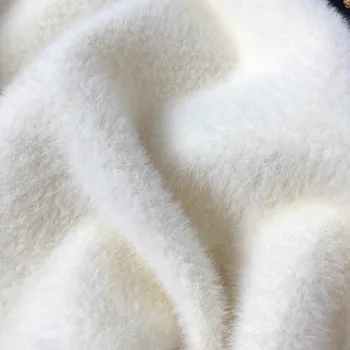 Nurca Cașmir Pulover Femei Jachete de Toamna Iarna de Lungime Medie Pulovere Topuri de Înaltă Calitate, Cardigane Strat Cu Capac si Buzunar