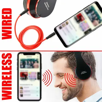 NX8252 Pliabil Wireless BT Supra-Ureche Căști Stereo Sport Microfon cu Căști Pliabile cu Cască Pentru a Asculta Muzica Si Chat-ul