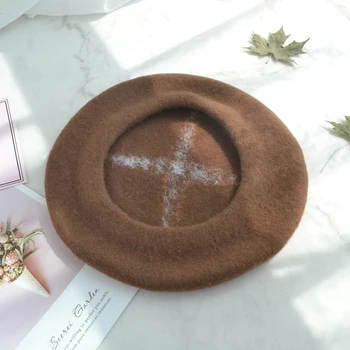 O ciupercă-jun ~ handmade lână simțit bereta Super Meng drăguț creatoare de moda pălărie pictor capac de sex feminin toamna și iarna