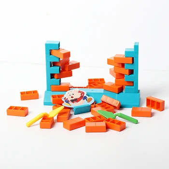 O provocare pentru Copii 3D Humpty Dumpty Plastic Perete de Caramida Joc de MINI Set, 3D Părinte-Copil, Familie, Joc de Partid, Jucarii Educative pentru copii